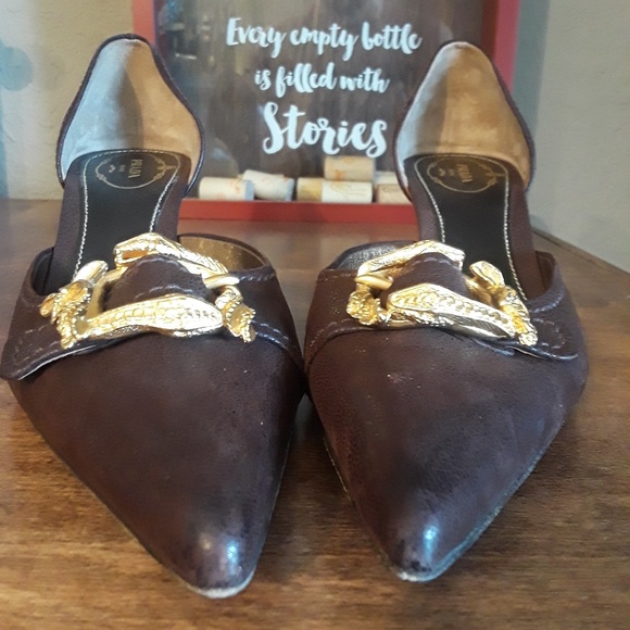 Prada Leather Embellished Pumps - Picture 6 of 6